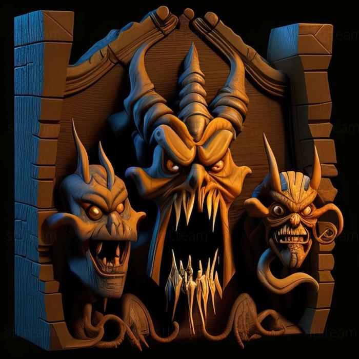 3D модель Игра Кошмарные существа 1997 года (STL)